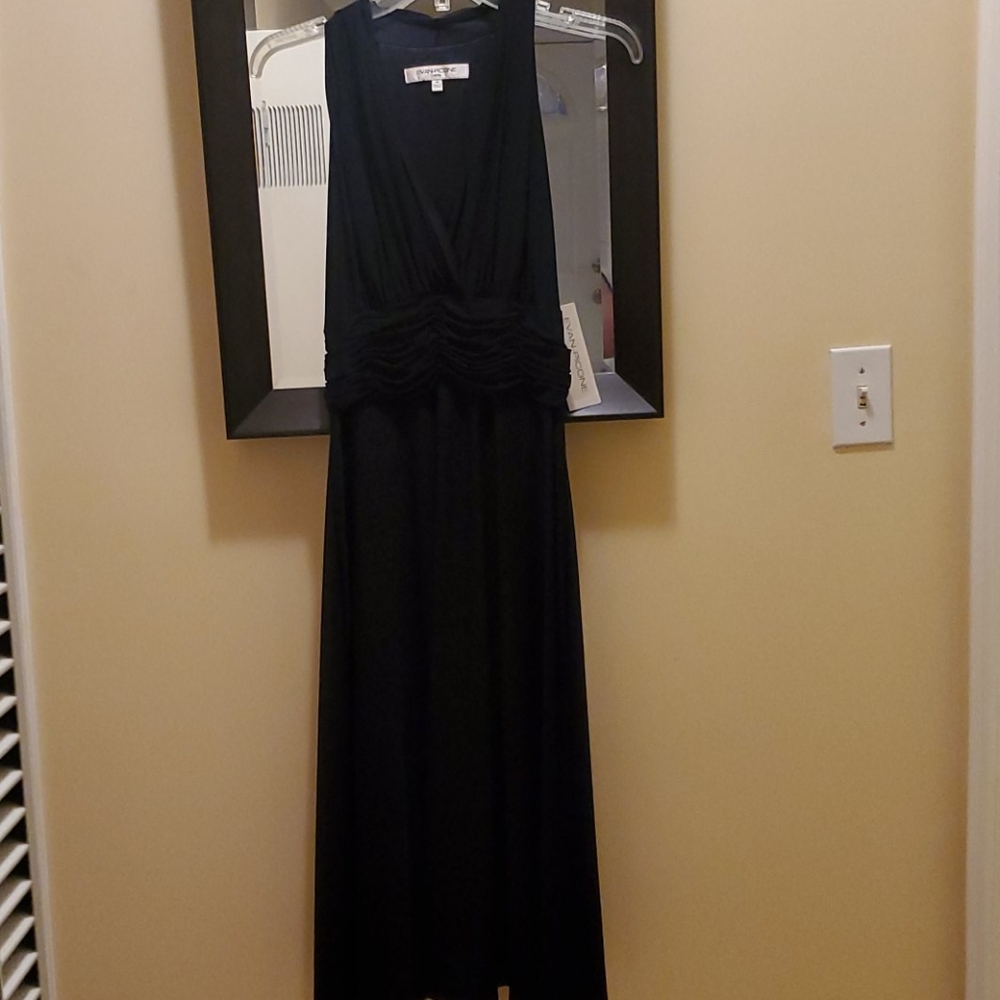 Evan Picone black holter top dress